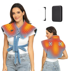 Kintiwe Pro heating pad targets neck and shoulders with battery-powered warmth for mobility.