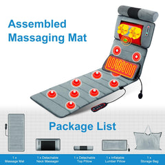 KinWarmth nine preset programs and nine intensity levels personalize your massage