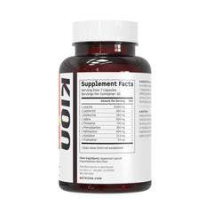 Kion Aminos Essentials capsules in a glass illustrate easy use