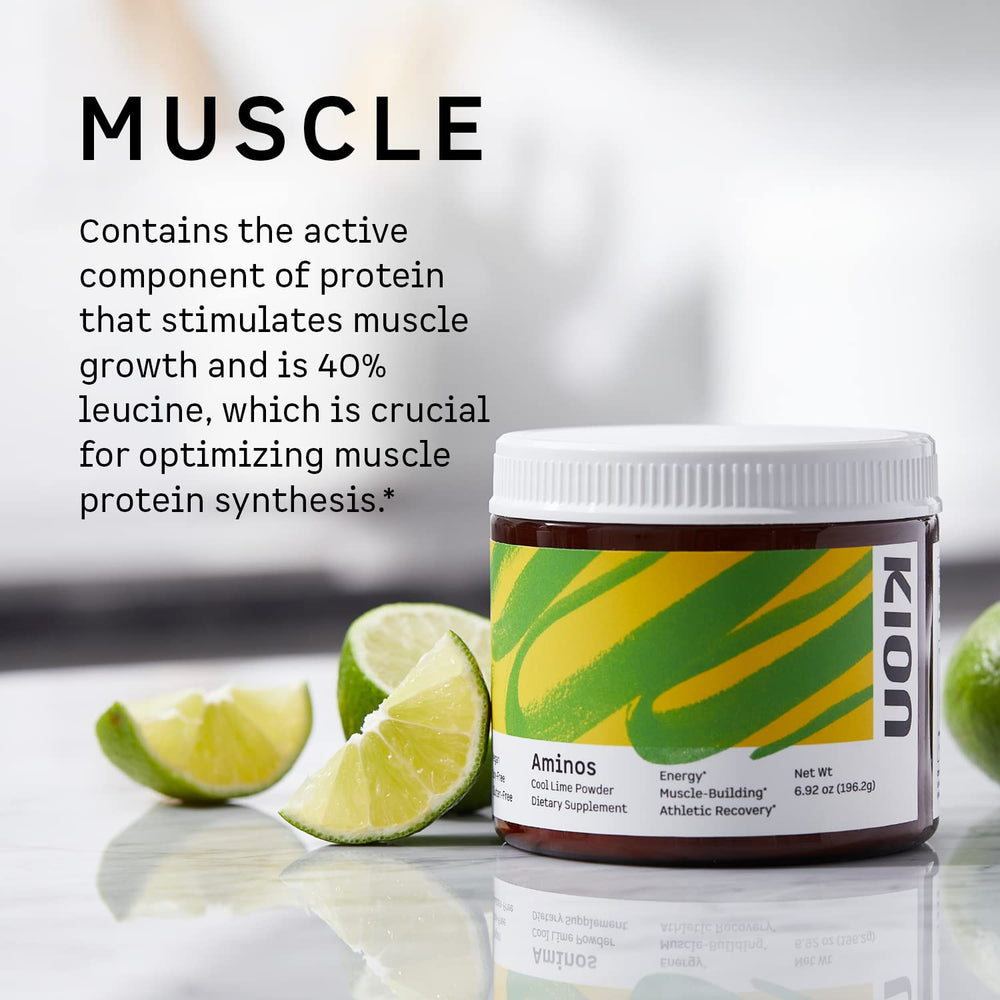 Kion Aminos Mango spoon demonstrates precise serving for consistent intake.