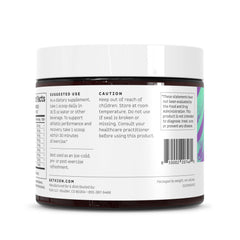 Kion Aminos tub with reseal-cap for freshness and easy daily dosing.