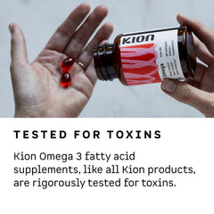 Kion Omega burp-less softgels; no fishy aftertaste