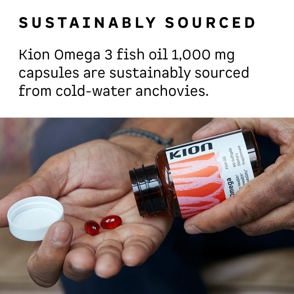 Kion Omega with rosemary and astaxanthin; freshness preserved