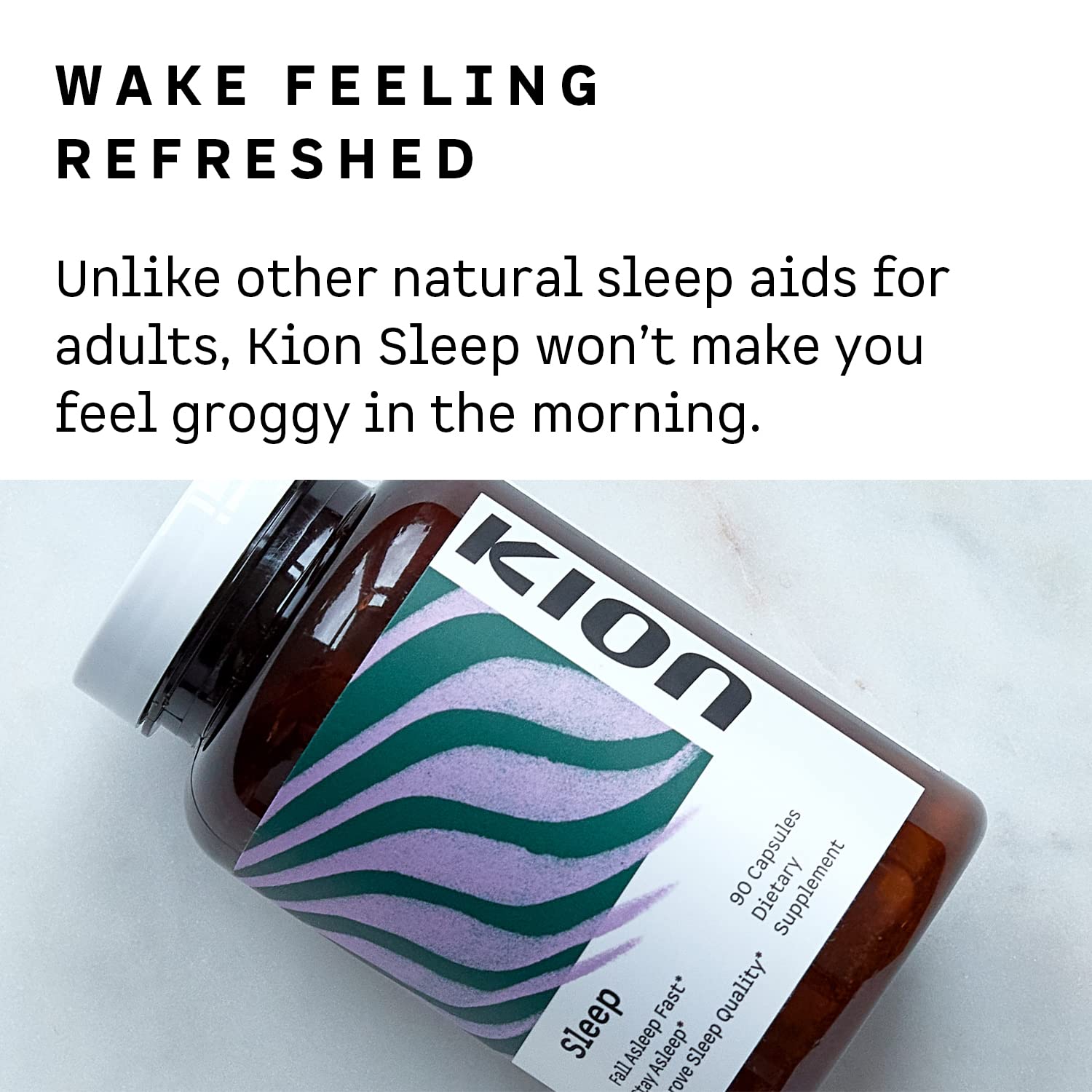 Kion Sleep night routine scene conveys calm evenings and rest.