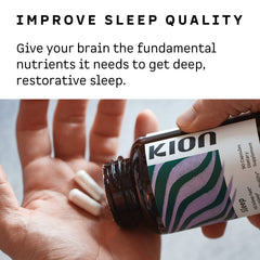 Kion Sleep serving prepared with water, ideal for bedtime routine.