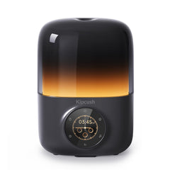 Kipcush essential oil diffuser with ambient LED light for mood setting.