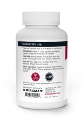 Kirkman ingredients panel highlighting vitamins and minerals.