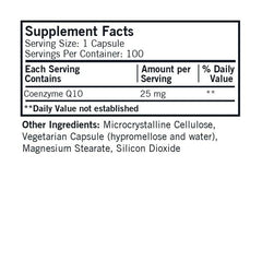 Close-up of pouring Kirkman CoQ10 capsules highlighting gluten-free and casein-free formula.