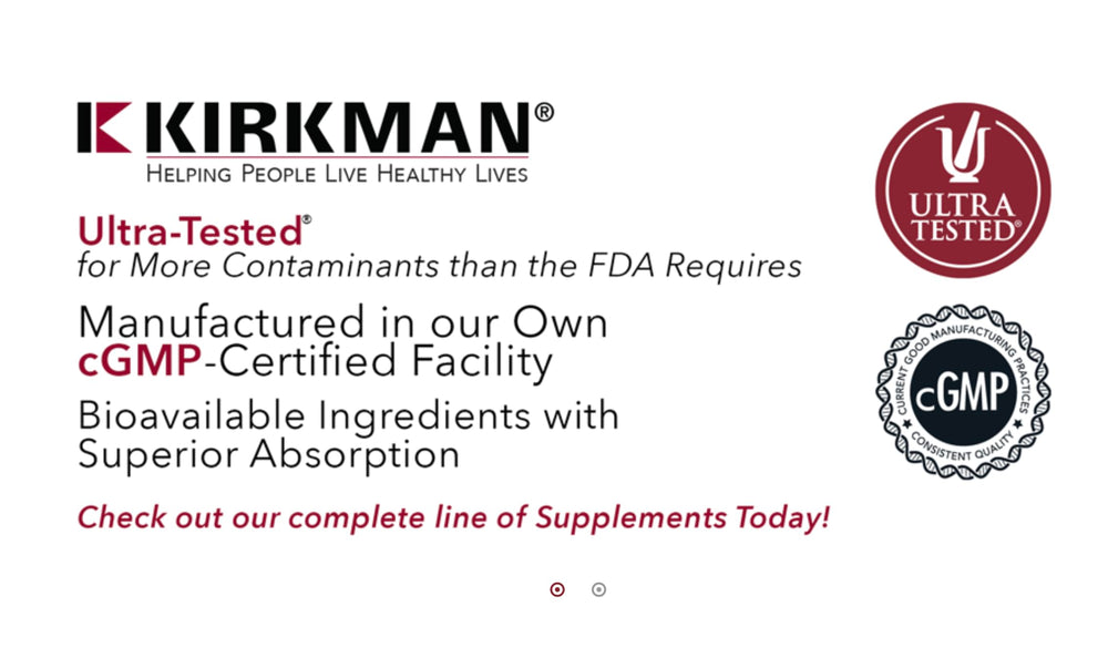 Kirkman CoQ10 on kitchen counter with capsule bottle for daily energy support.