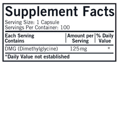 Kirkman DMG bottle front view showing hypoallergenic daily supplement.