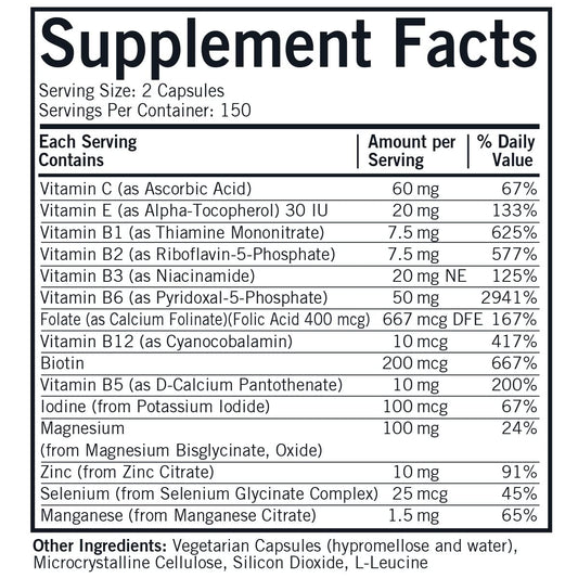 Kirkman Nu-Thera vegetarian capsules close-up highlighting plant-based form