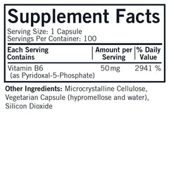Kirkman P-5-P capsules plant-based, ideal for vegan supplement routines.