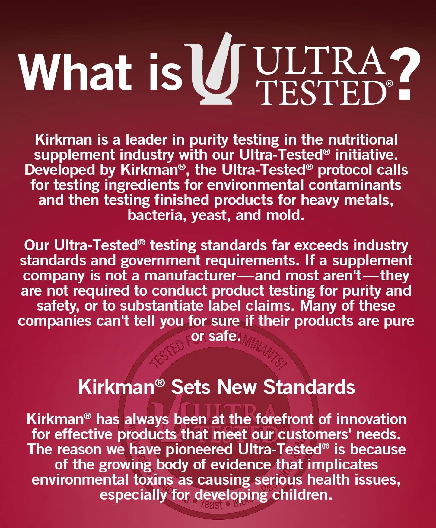 Kirkman Nu-Thera hypoallergenic icon on packaging.