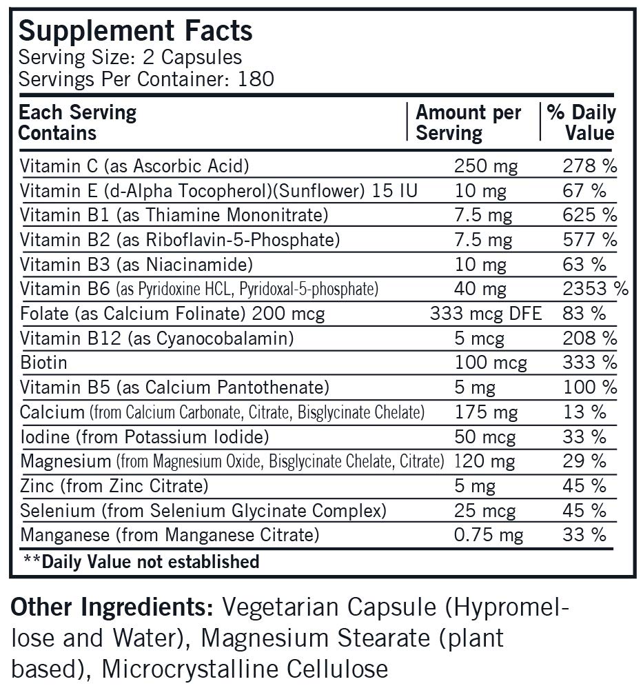 Kirkman Super Nu-Thera bottle label highlighting gluten- and casein-free formula.