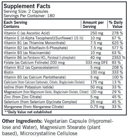 Kirkman Super Nu-Thera bottle label highlighting gluten- and casein-free formula.
