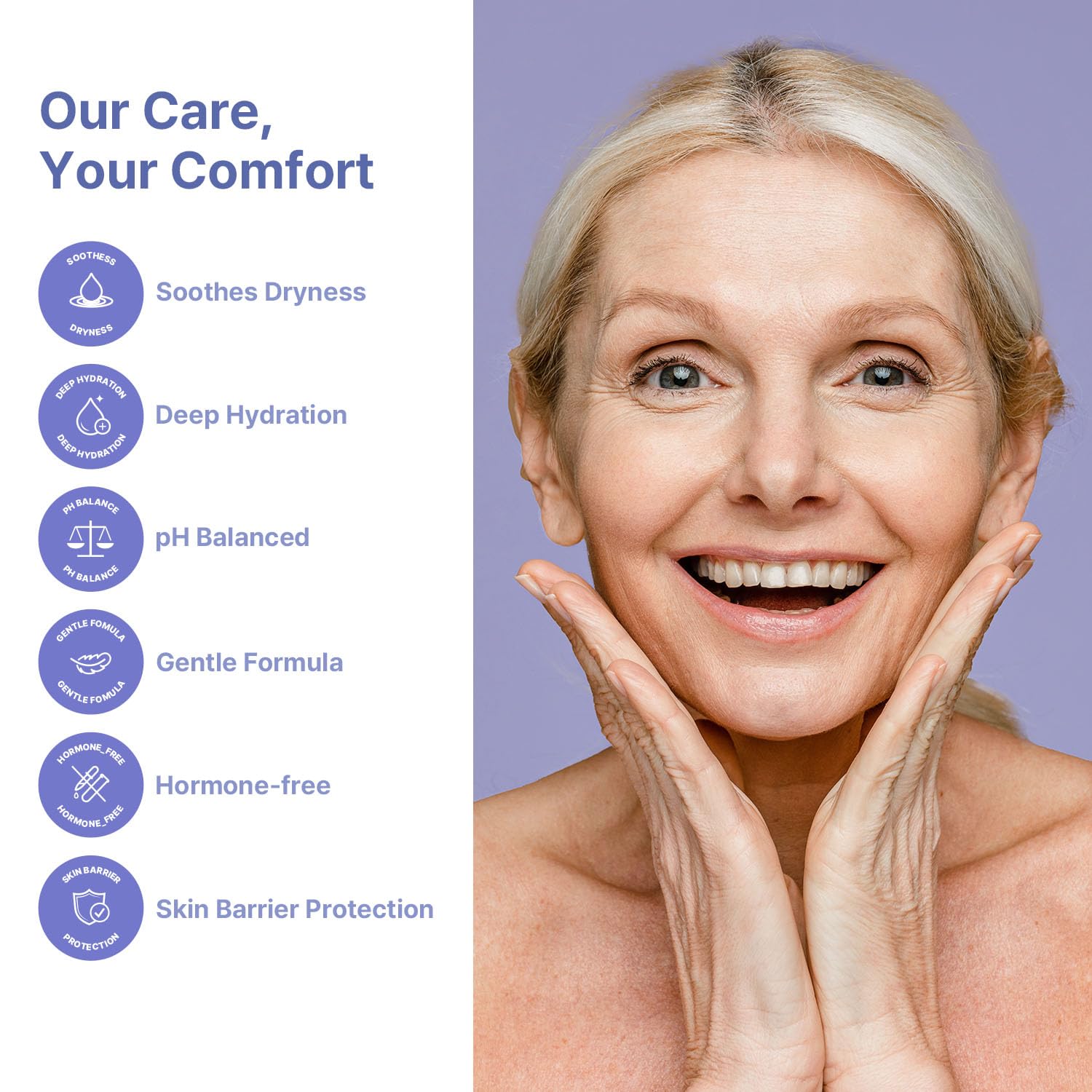 Kissbea single-use application unit for external feminine care