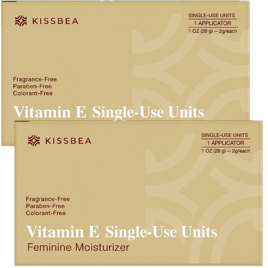 Kissbea Vitamin E Feminine Moisturizer pack front view for daily gentle moisture