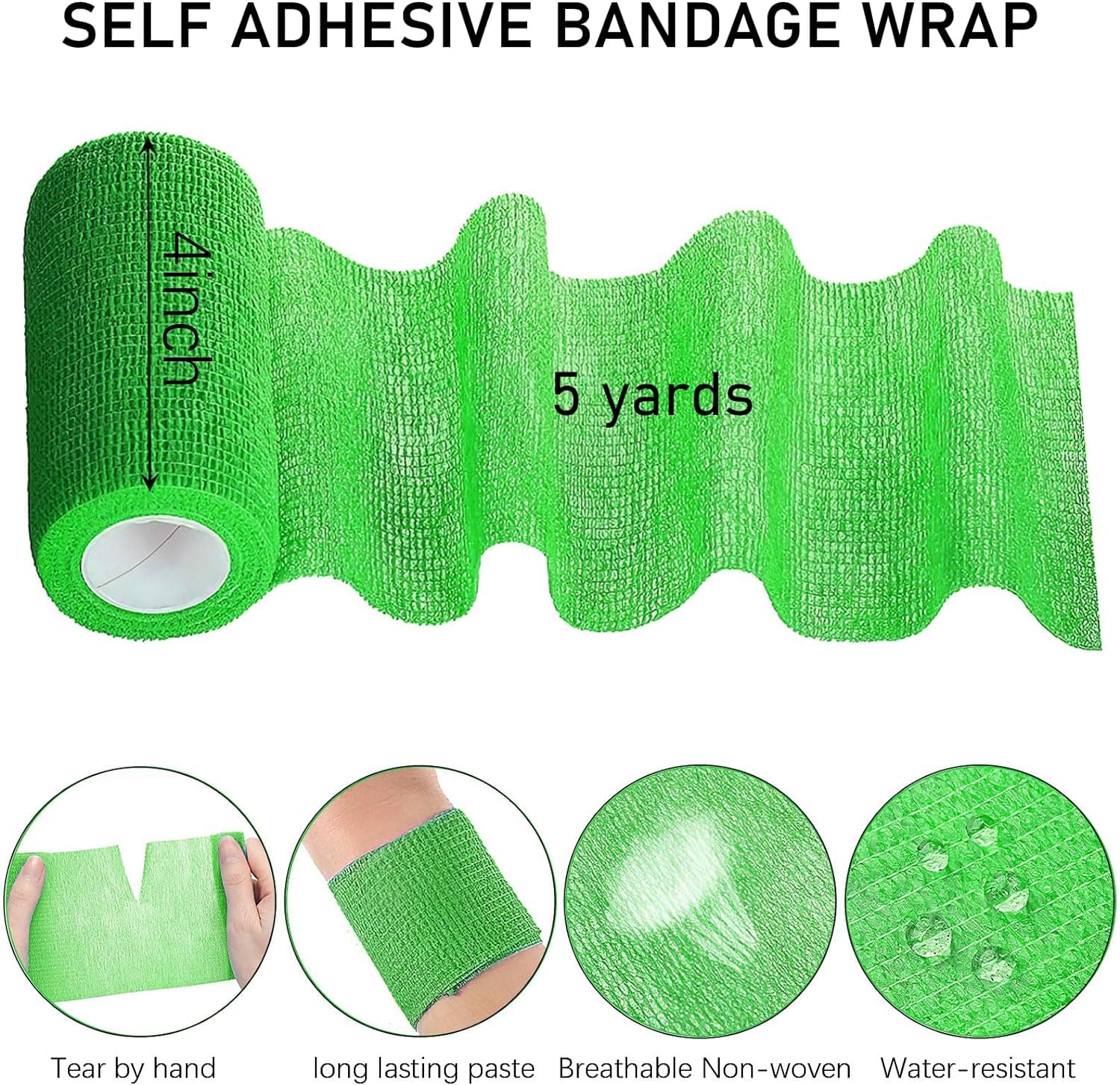 KisSealed breathable nonwoven bandage wrap supports skin comfort during care