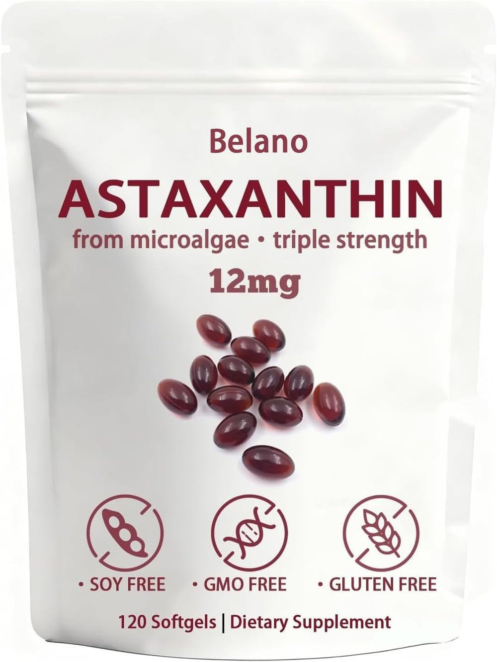KittySupps Divani Astaxanthin bottle with 12 mg non-GMO formula for daily wellness