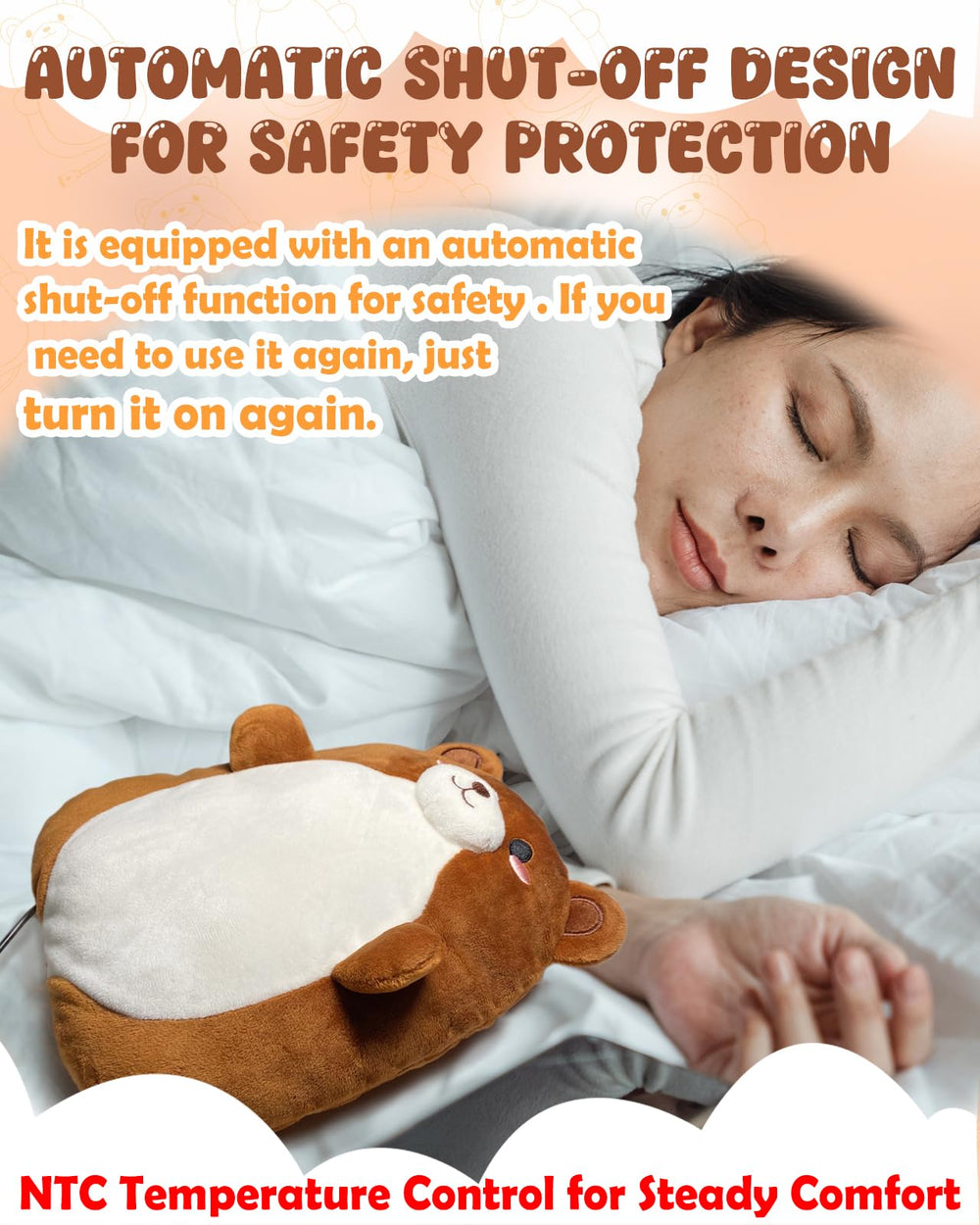 Kivdes bear in office use provides warmth at the desk