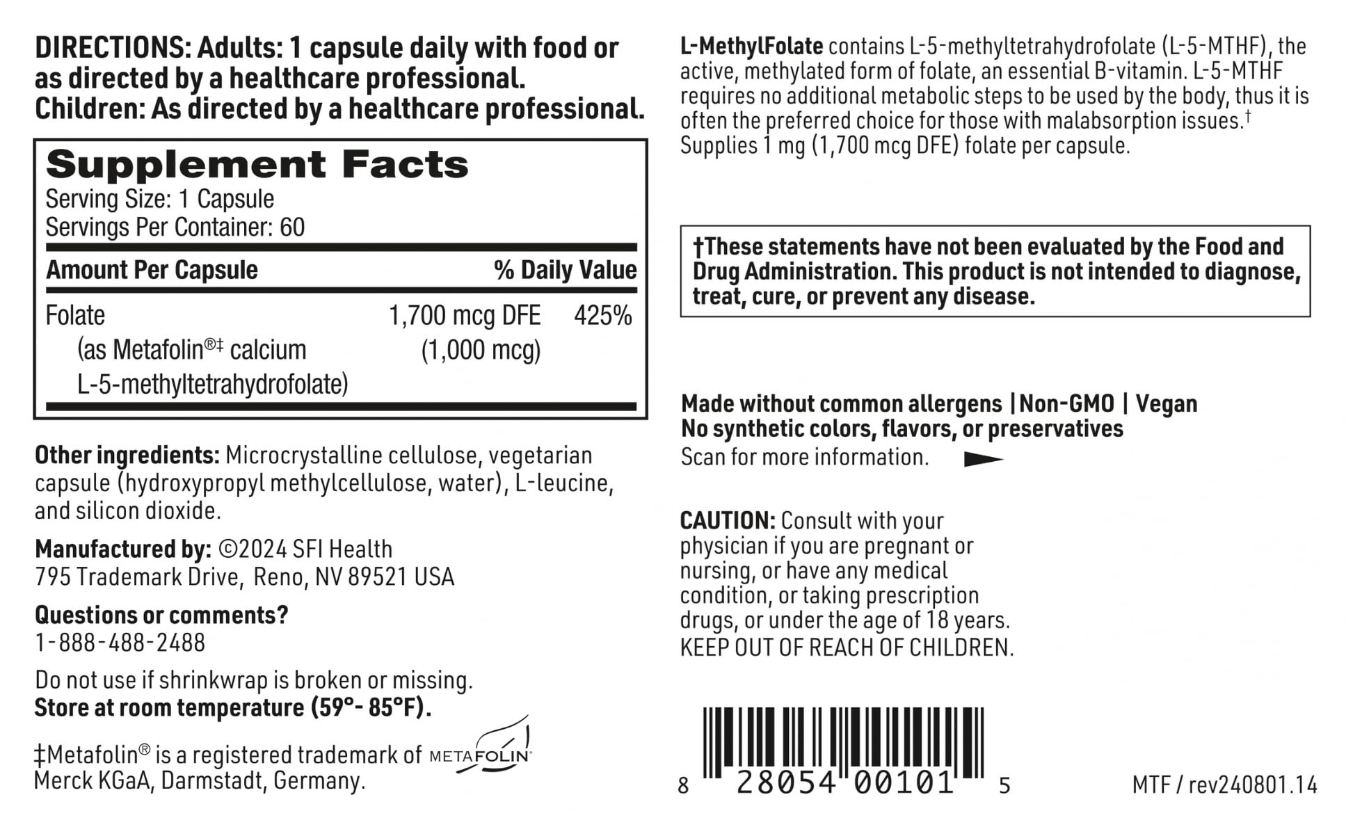L-Methylfolate capsules open scene shows easy daily integration.