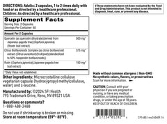 Klaire Labs SFI Health Bioflavonoid Complex carton interior product details