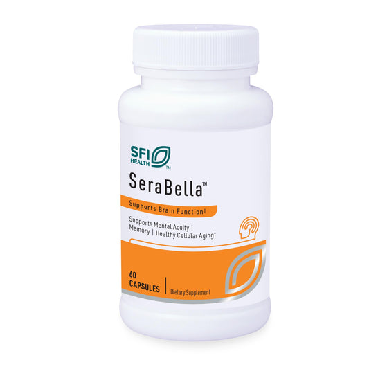 Klaire Labs SFI Health phosphatidylserine sunflower bottle for soy-free cognitive support.