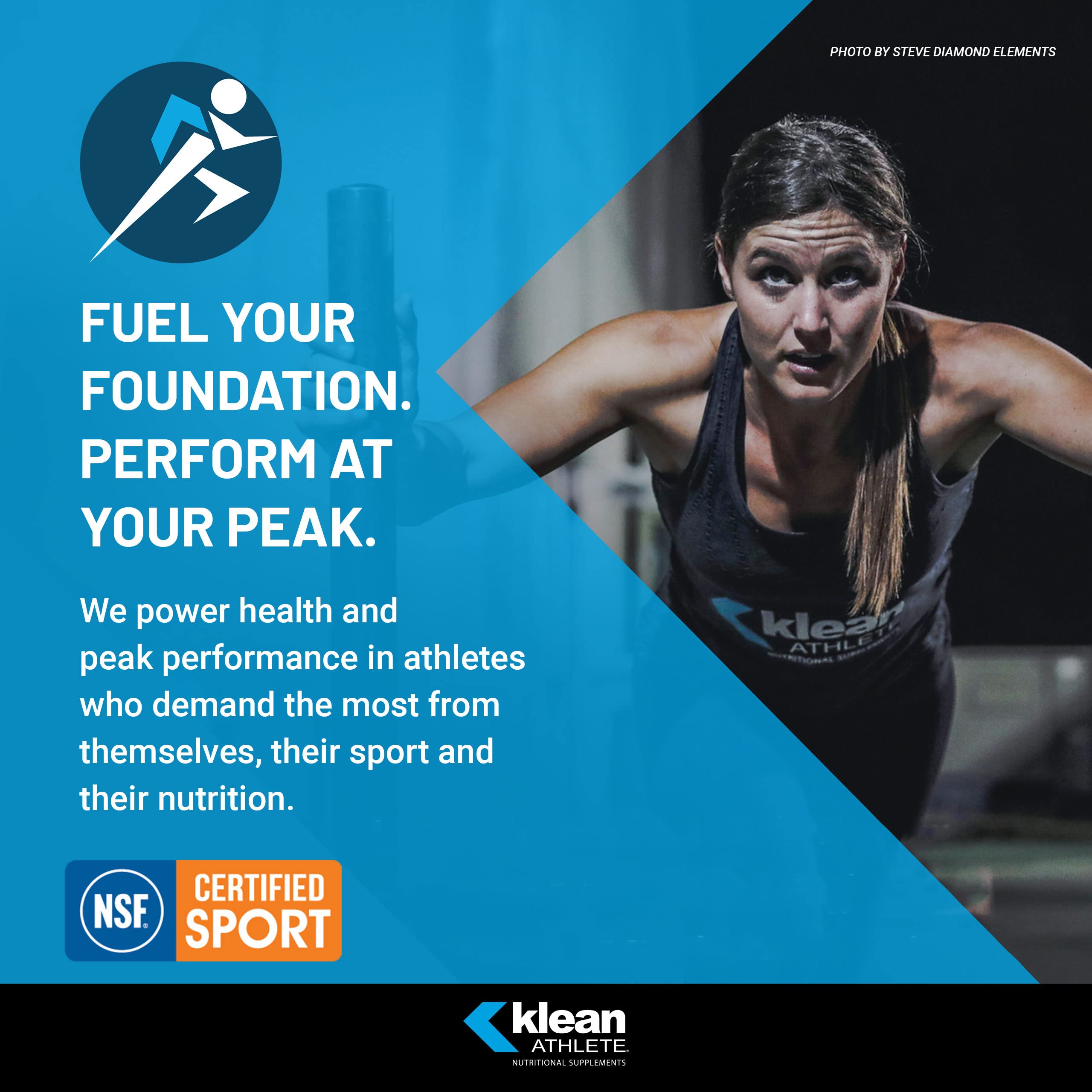 Athlete lifestyle shot emphasizing daily nutrition for performance and mobility