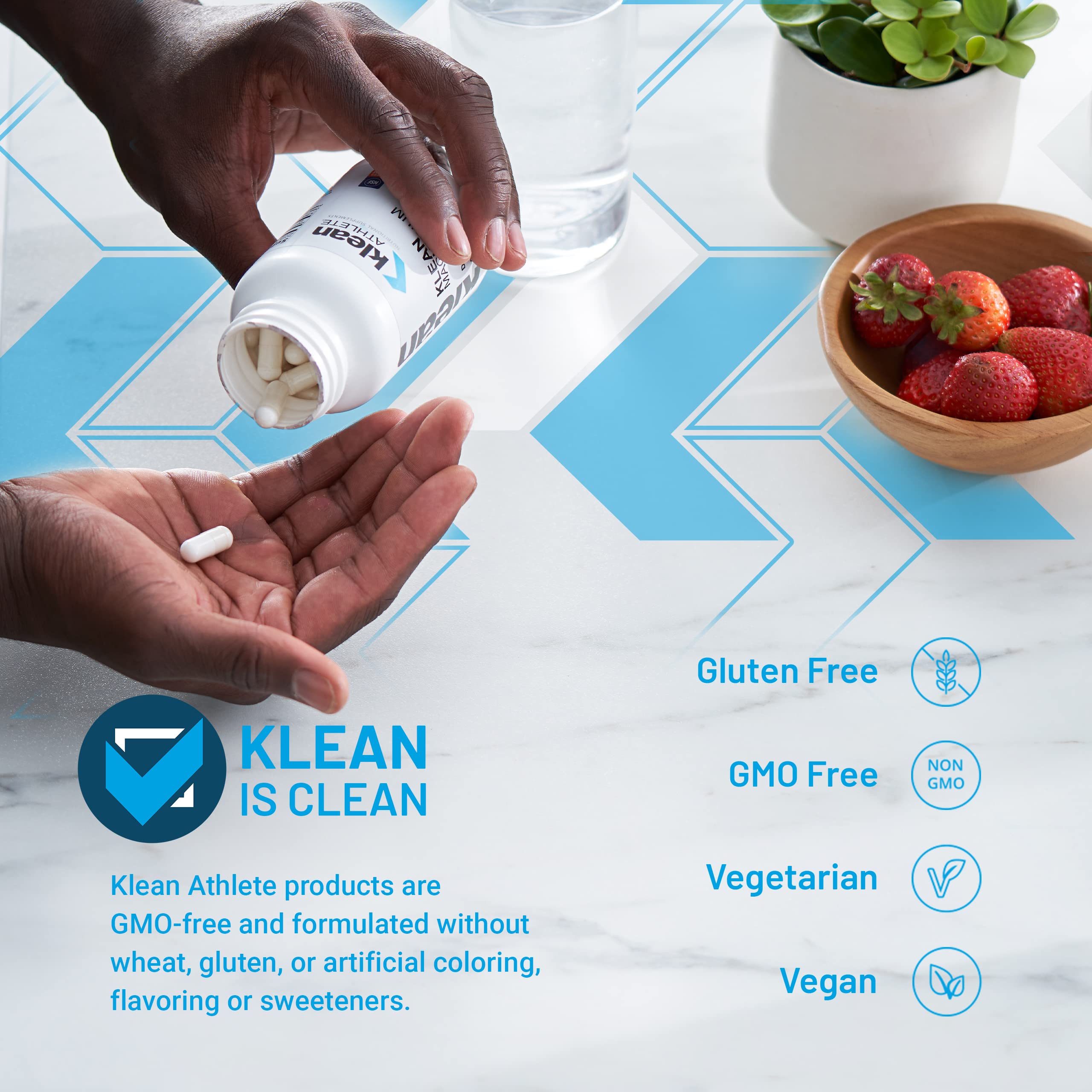 Klean Magnesium label shows NSF Certified for Sport for trusted training