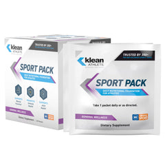 Klean Athlete Klean Sport Pack front view showing a compact daily wellness kit for athletes.