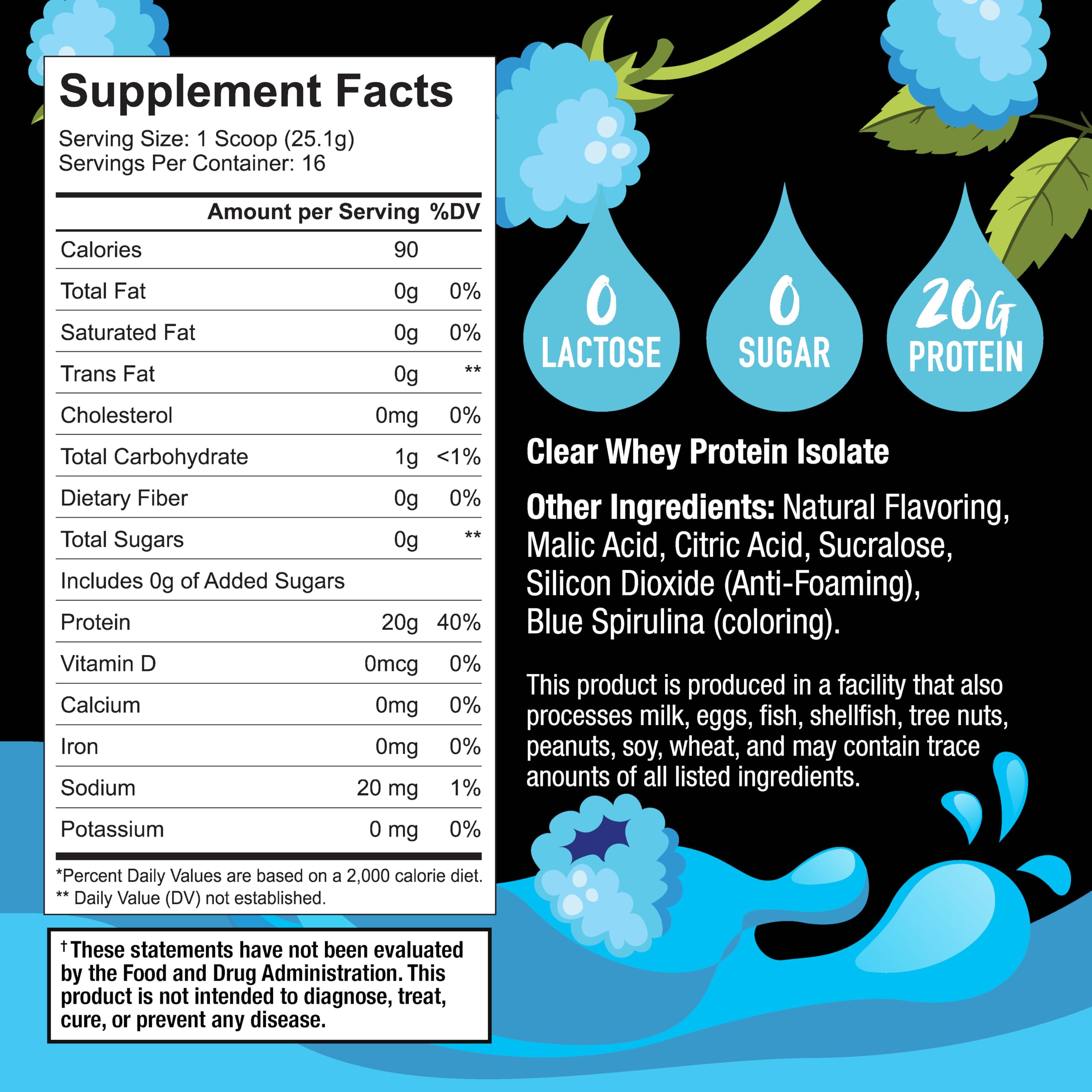 Klear scoop and powder ready for a quick hydration-friendly shake