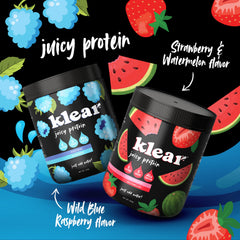 Klear zero sugar lactose-free packaging signals a light protein option
