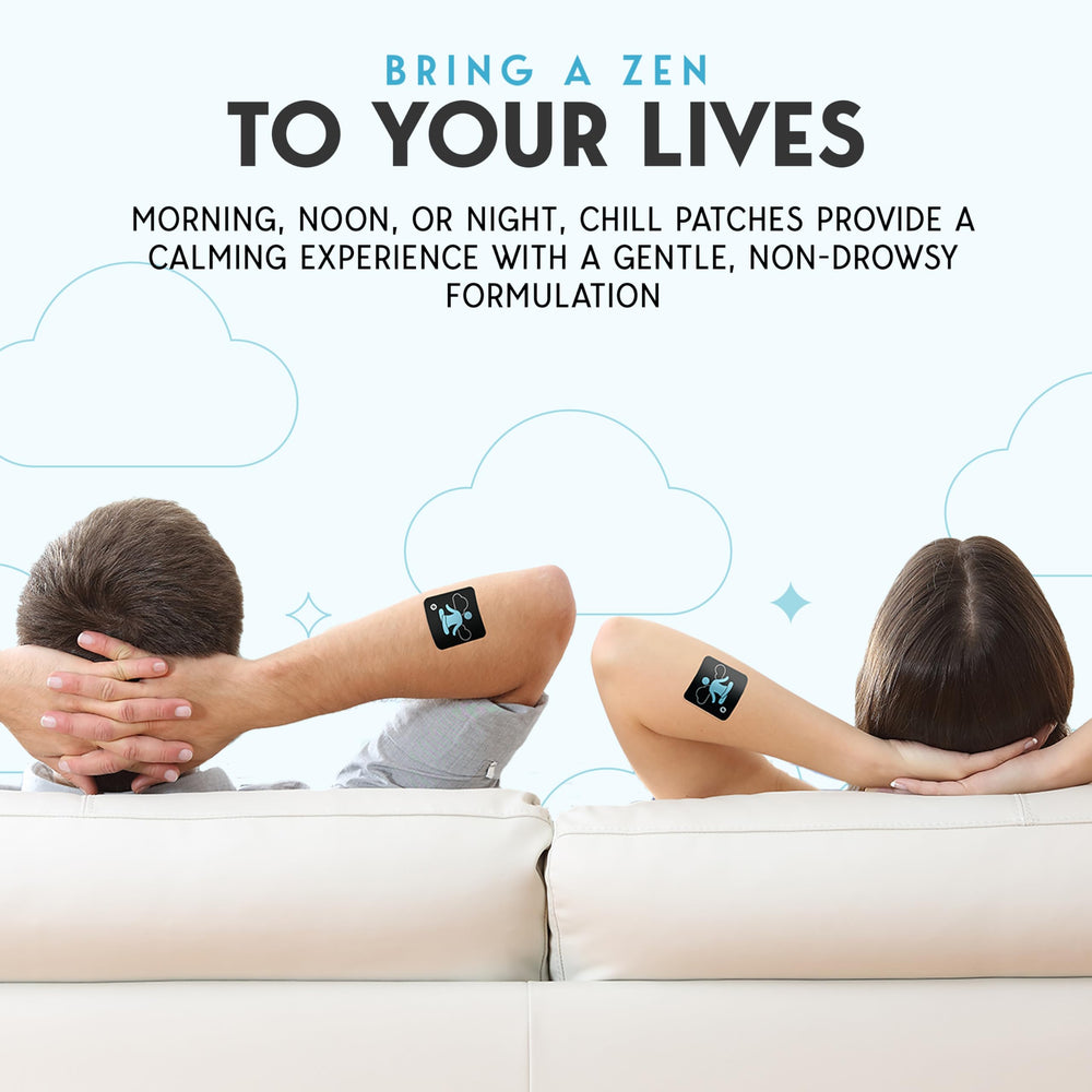Klova Chill Patches ready for night use after a long day.