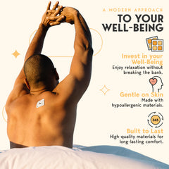 Klova Wellness Patches day-use scene emphasizes discreet, reliable daytime support.