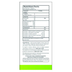Close-up of omega-rich nutrients in Knadix hemp oil.
