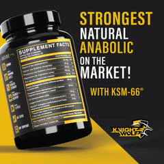 Knight Wolf Supps Night Wolf KSM-66 capsules ready for your daily supplement routine.