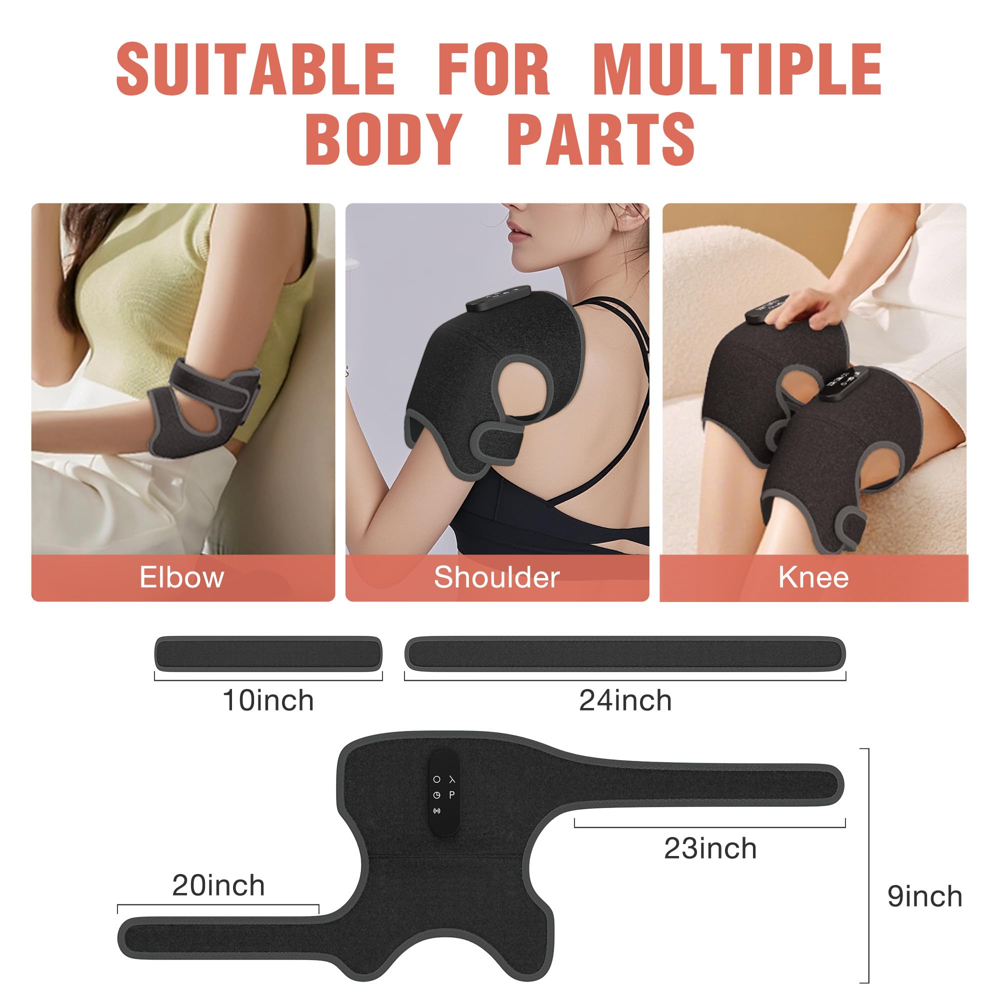 KNONNETD knee brace used on elbow shows versatile therapy