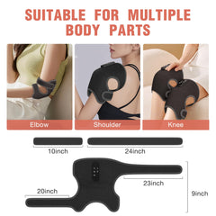 KNONNETD knee brace used on elbow shows versatile therapy