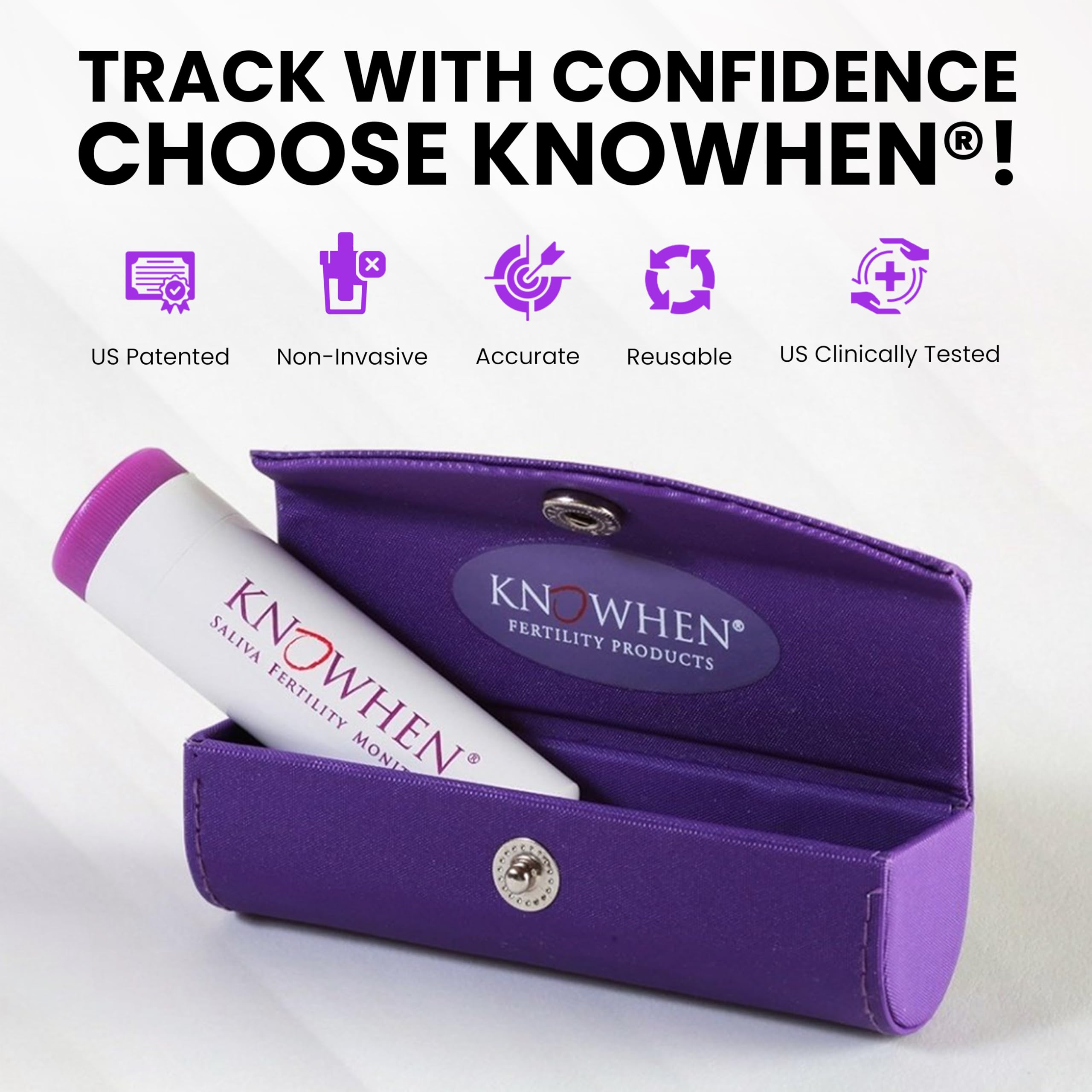 Knowhen morning saliva collection demonstrating a clean, mess-free start