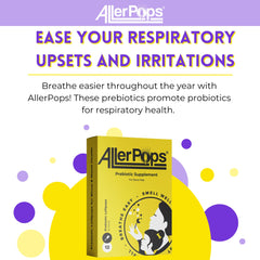 Knoze Jr AllerPops dispensing bottle demonstrates measured doses for daily use.