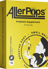 Knoze Jr AllerPops gummy lozenges jar for convenient daily airway support.