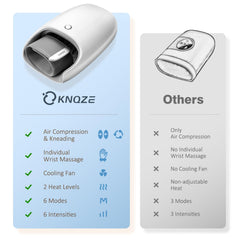 KNQZE Cooling fan keeps hands dry during massages