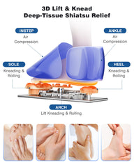 KNQZE 3D deep kneading nodes simulate hands for targeted relief
