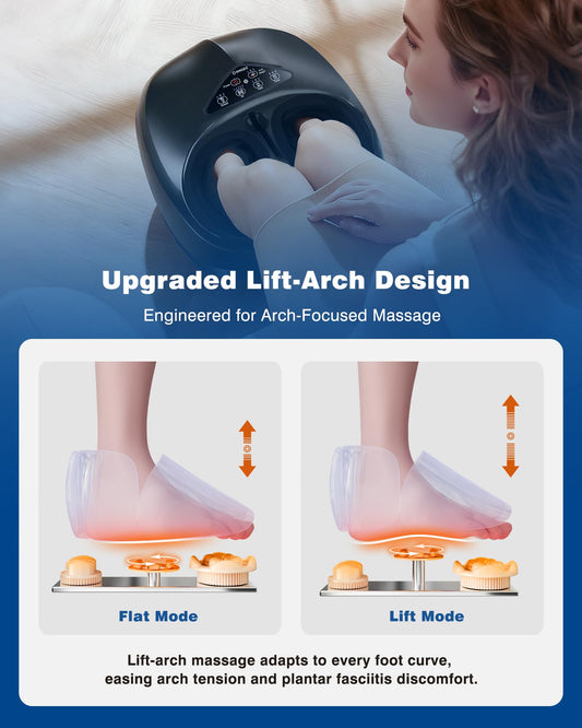 KNQZE lift-arch detail highlights adaptive arch support for different foot types