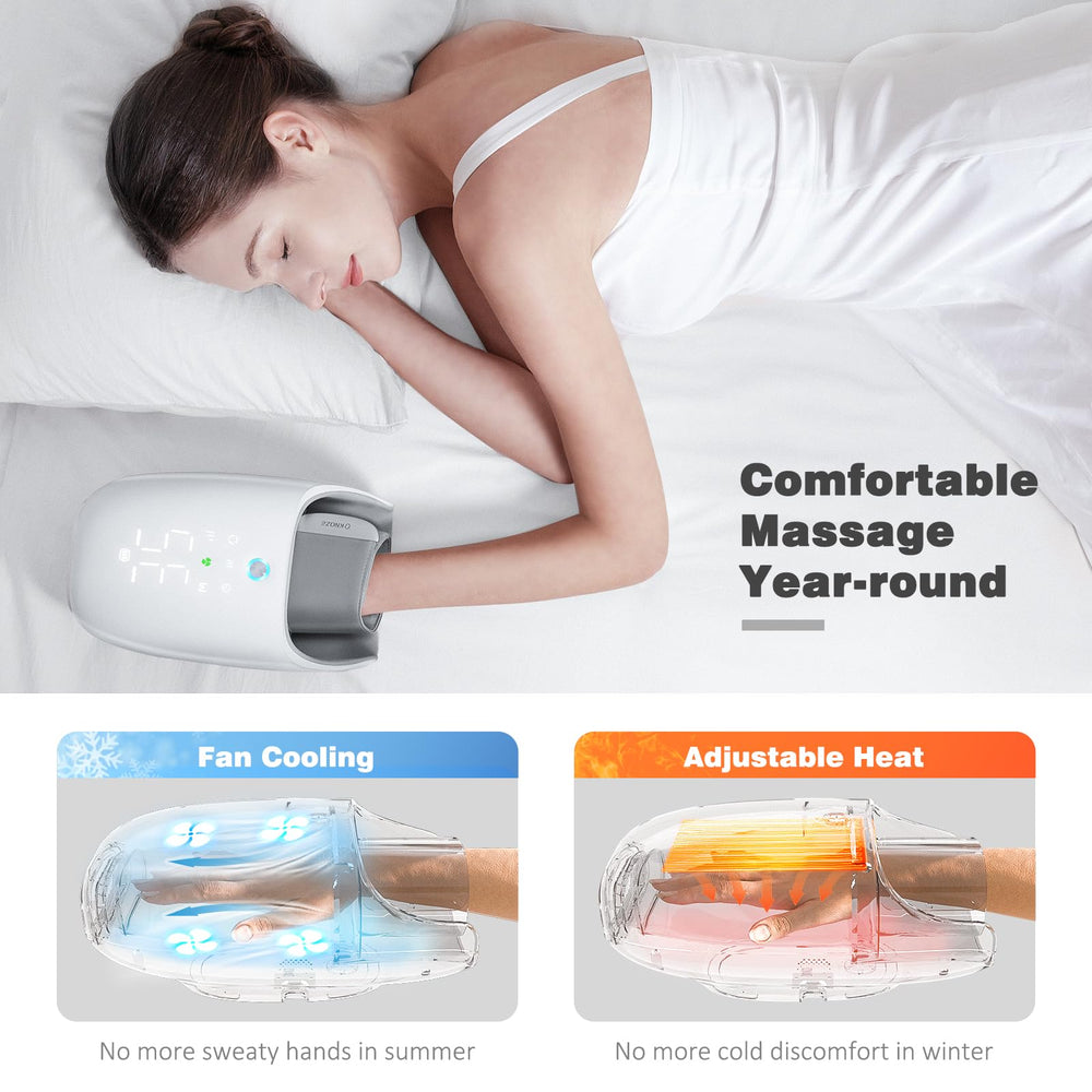 KNQZE Wrist air compression feature used for targeted relief