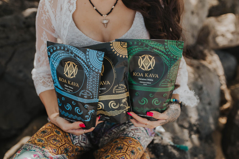 Koa Kava brewed cup aroma ready to unwind.