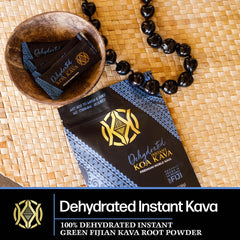 Koa Kava drink in glass offering a smooth, balanced moment