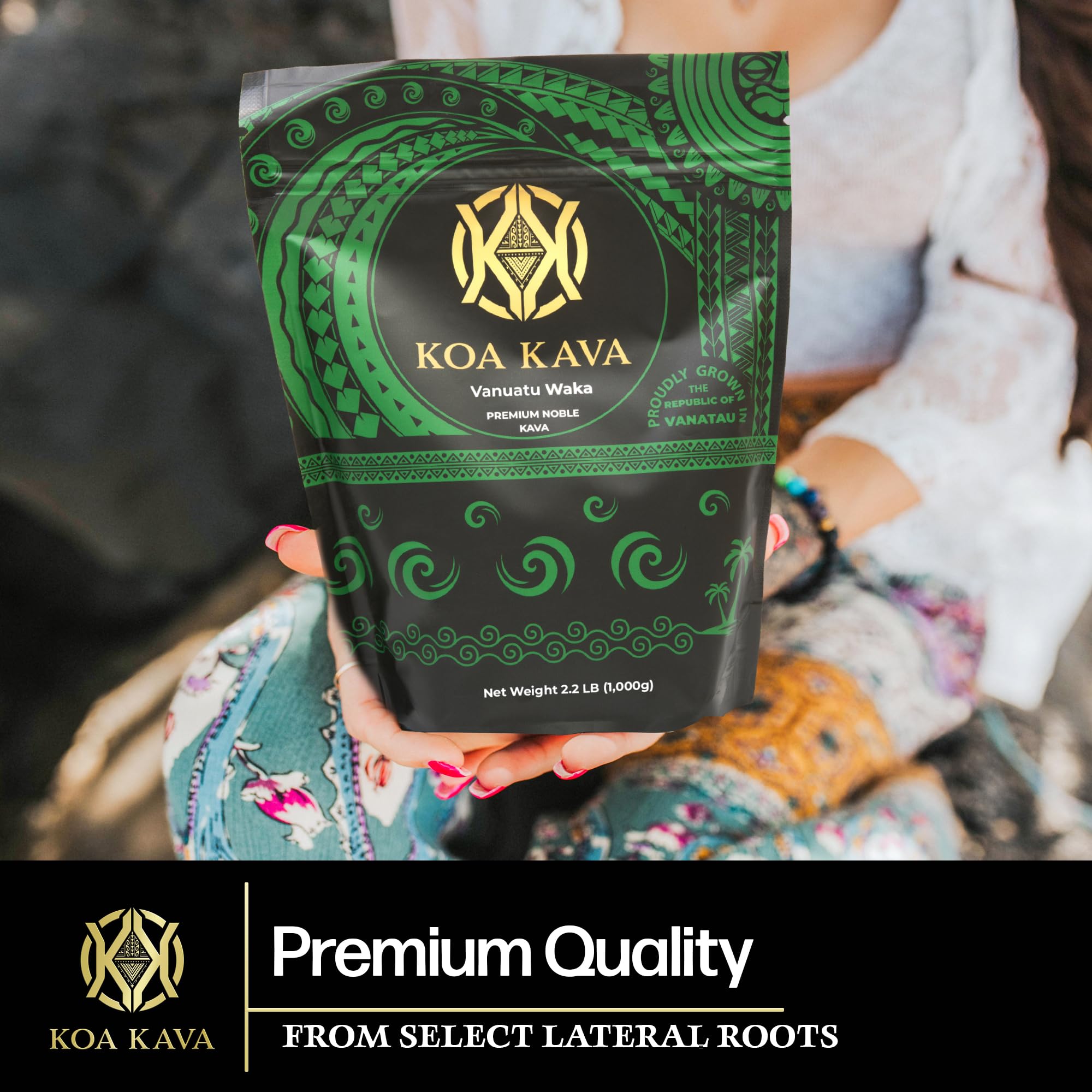 Koa Kava Vanuatu powder brew ready shows earthy, traditional preparation