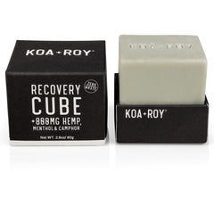 KOA ROY Recovery Cube hemp blend delivers cooling menthol and relief
