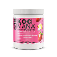 KOA WARRIOR MANA pina colada tub front view for workout hydration